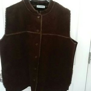 VALERIE STEVENS Casual Woman Brown Vest